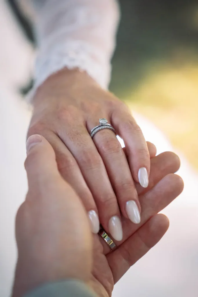 Détail des alliances des mariés en Gironde