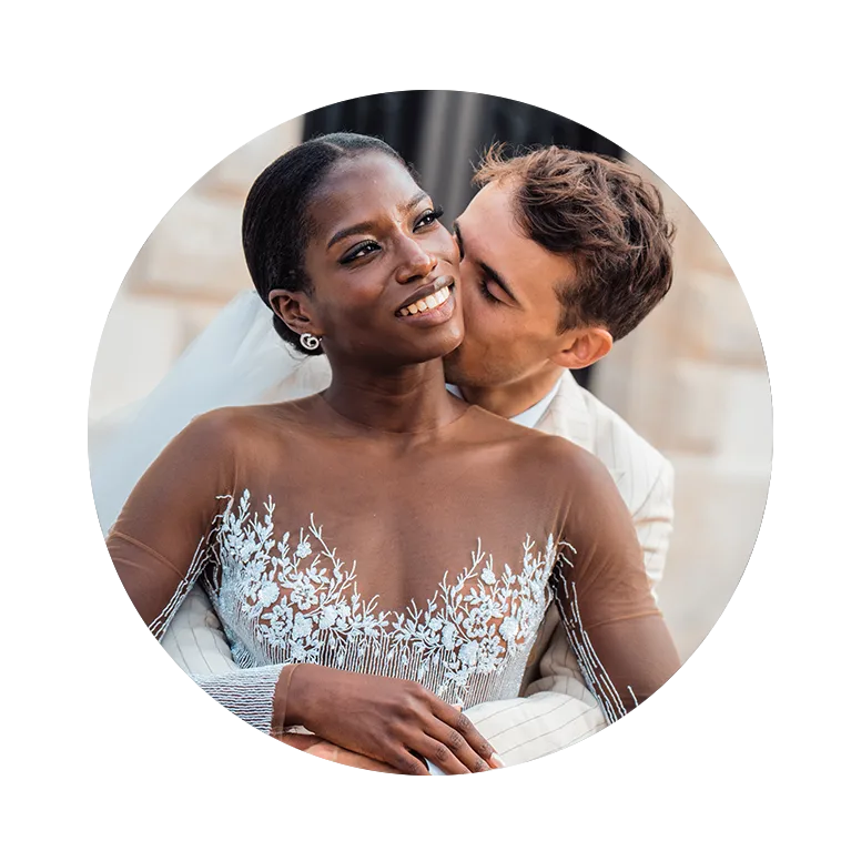 couple-mariage-senejac Portrait des mariés au Château Sénéjac en Gironde