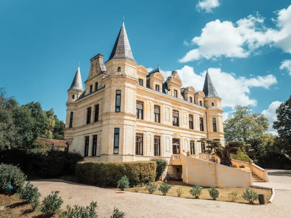 Château Camiac vu depuis le parc