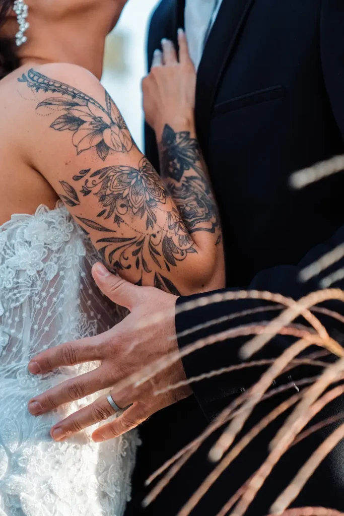 Mariés près du Château Grattequina à Blanquefort