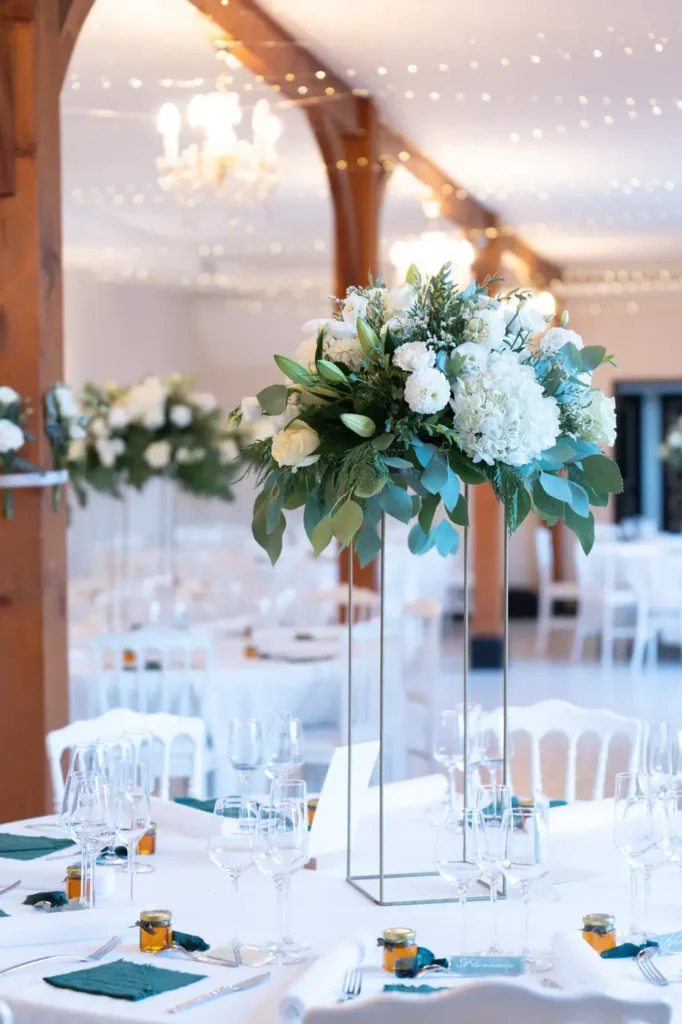 Décoration florale de la réception au Château Pontet d’Eyrans