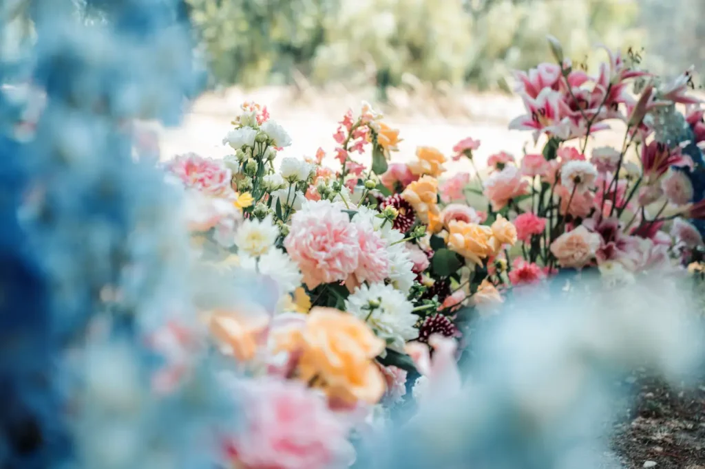 Bouquet de mariée aux tons pastel