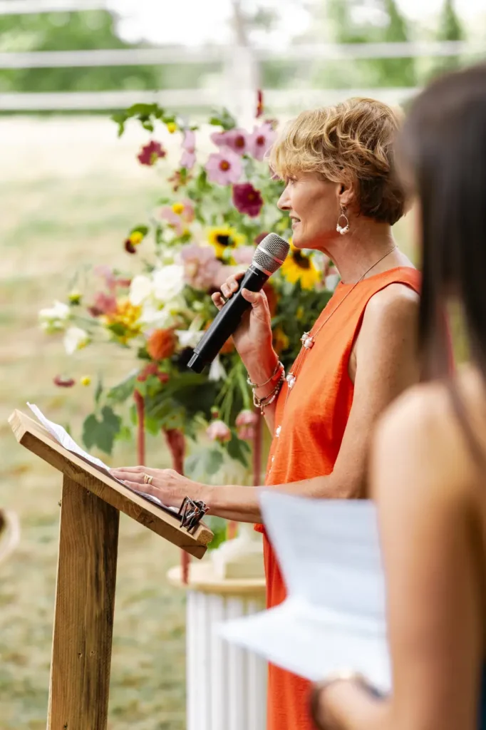 Discours lors de la cérémonie au Domaine de la Vallade