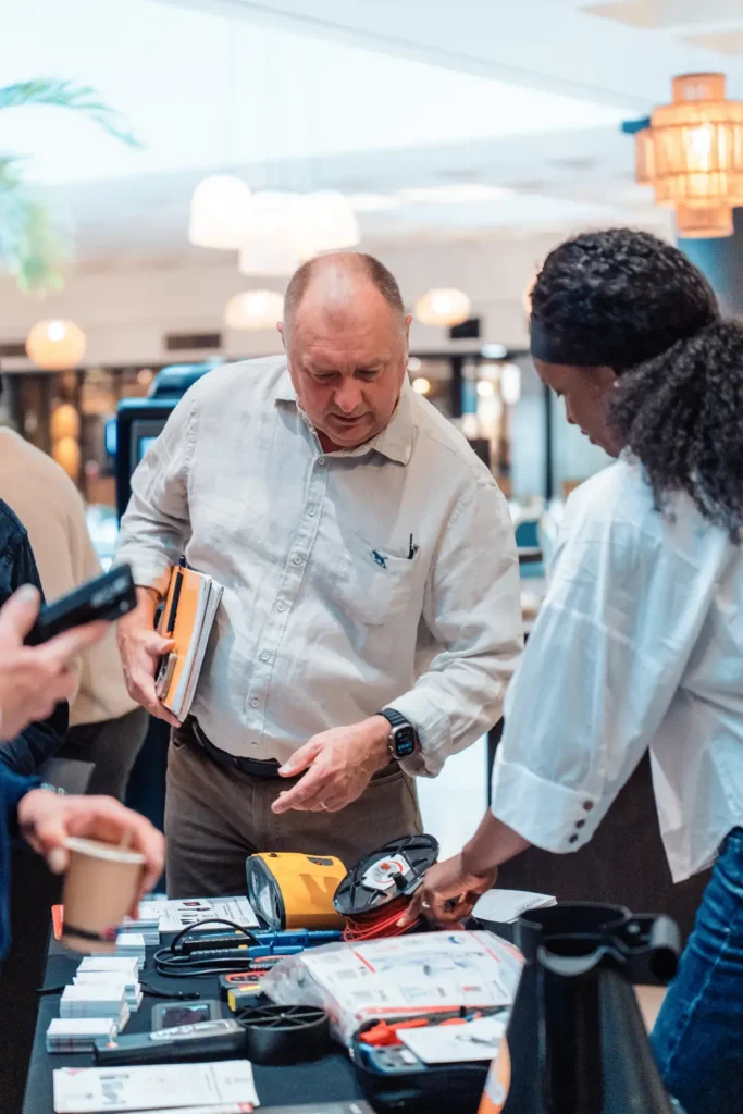 interaction entre intervenant et participant pendant un atelier