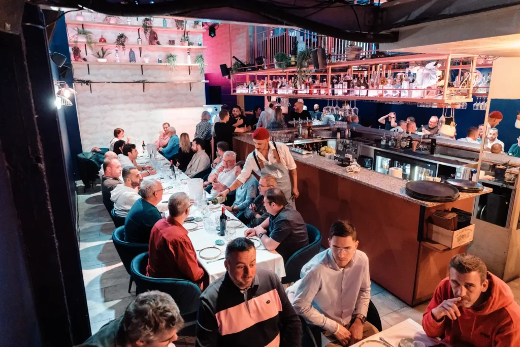 soirée networking dans un restaurant à Bordeaux
